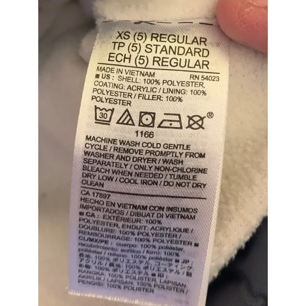 OLD NAVY Girl’s Frost-Free Puffer Vest / Size: XS
